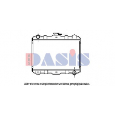 070053N AKS DASIS Радиатор, охлаждение двигателя