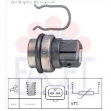 7.3086 FACET Датчик, температура охлаждающей жидкости; Датчик, 
