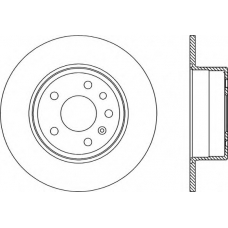 BDA1805.10 OPEN PARTS Тормозной диск