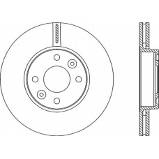 BDA1985.20 OPEN PARTS Тормозной диск