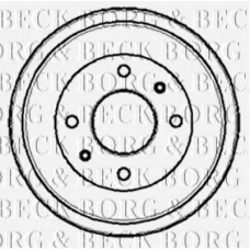 BBR7028 BORG & BECK Тормозной барабан