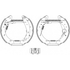 R0700 PAGID Комплект тормозных колодок