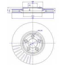 142.1284 CAR Тормозной диск