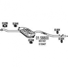 01.58800 MTS Средний глушитель выхлопных газов