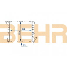 2110419 BEHR Radiator