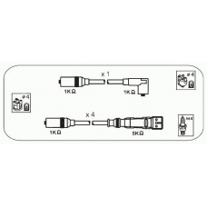 ABM56 JANMOR Комплект проводов зажигания