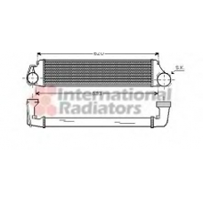 06004282 VAN WEZEL Интеркулер