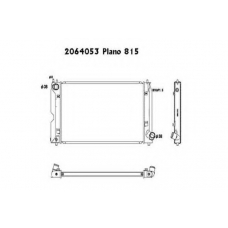 2064053 ORDONEZ Радиатор, охлаждение двигателя