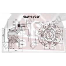 NSWH-V35F ASVA Ступица колеса