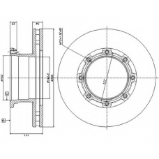 DCR188A DURON Тормозной диск