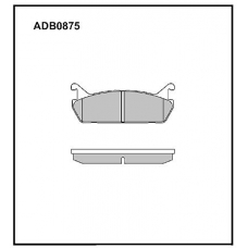 ADB0875 Allied Nippon Тормозные колодки