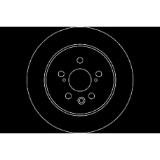 MDC1263 MINTEX Тормозной диск