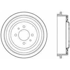 BAD9067.20 OPEN PARTS Тормозной барабан