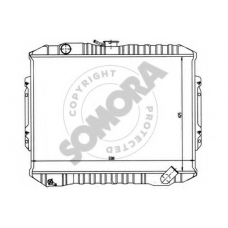 183040 SOMORA Радиатор, охлаждение двигателя