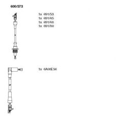 600/373 BREMI Комплект проводов зажигания