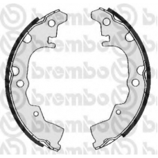 S 16 502 BREMBO Комплект тормозных колодок