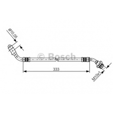 1 987 481 229 BOSCH Тормозной шланг