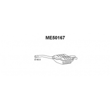 ME50167 VENEPORTE Глушитель выхлопных газов конечный