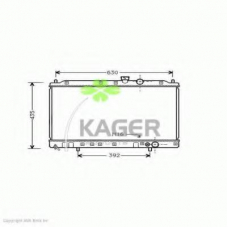 31-0662 KAGER Радиатор, охлаждение двигателя
