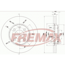 BD-5890 FREMAX Тормозной диск