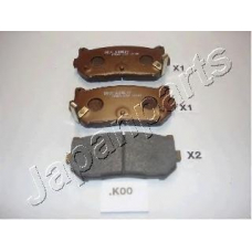 PP-K00AF JAPANPARTS Комплект тормозных колодок, дисковый тормоз