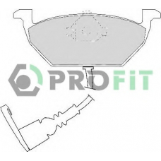 5000-1398 PROFIT Комплект тормозных колодок, дисковый тормоз