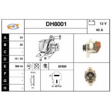 DH8001 SNRA Генератор