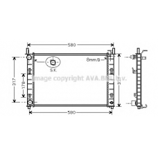 FD2326 Prasco Радиатор, охлаждение двигателя