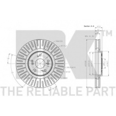 312651 NK Тормозной диск