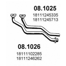 08.1026 ASSO Труба выхлопного газа