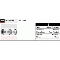 DC73464 DELCO REMY Тормозной суппорт