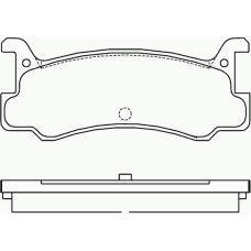 P 49 005 BREMBO Комплект тормозных колодок, дисковый тормоз
