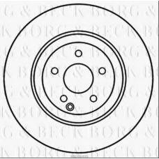 BBD6049S BORG & BECK Тормозной диск