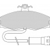 FD215A NECTO Комплект тормозных колодок, дисковый тормоз