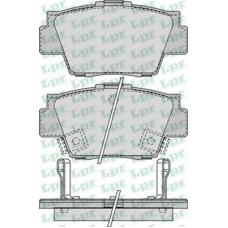 05P1038 LPR Комплект тормозных колодок, дисковый тормоз