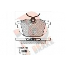 RB1307-700 R BRAKE Комплект тормозных колодок, дисковый тормоз