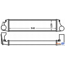 8ML 376 776-131 HELLA Интеркулер