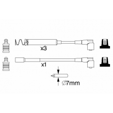 0 986 357 063 BOSCH Комплект проводов зажигания