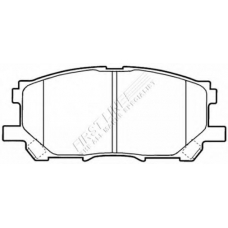 FBP3534 FIRST LINE Комплект тормозных колодок, дисковый тормоз