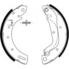 8DB 355 002-321 HELLA Комплект тормозных колодок