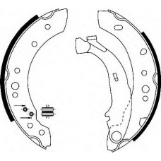 BS1130 QUINTON HAZELL Комплект тормозных колодок