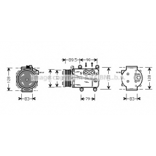 FDK082 Prasco Компрессор, кондиционер