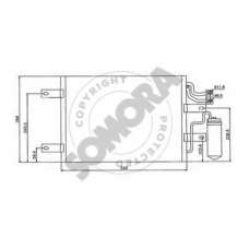 216060A SOMORA Конденсатор, кондиционер