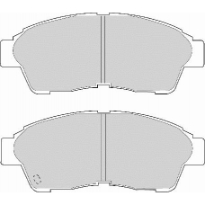 FD6584N NECTO Комплект тормозных колодок, дисковый тормоз