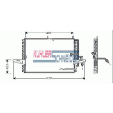 1822001 KUHLER SCHNEIDER Конденсатор, кондиционер