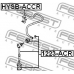 1223-ACR FEBEST Тяга / стойка, стабилизатор