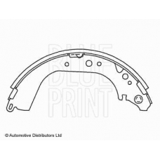 ADT34144 BLUE PRINT Комплект тормозных колодок