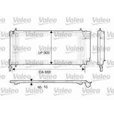 817740 VALEO Конденсатор, кондиционер