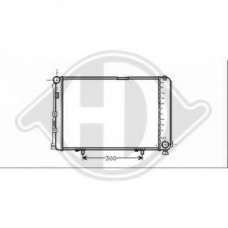 8500178 DIEDERICHS Радиатор, охлаждение двигателя
