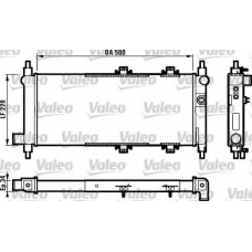 730119 VALEO Радиатор, охлаждение двигателя